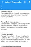 Animals Diseases Encyclopedia capture d'écran 3