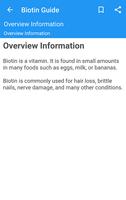 Biotin Guide capture d'écran 2