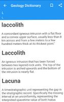 Geology Dictionary screenshot 2