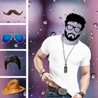 Handsome Men Suit-Beard Photo editor: Hair styles icon