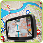 Gps navigation-maps route finder location tracker ikon