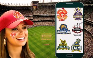 PSL 2018 Photo Editor-PSL 3 Shirts- PSL Stickers Affiche