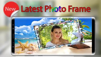Beach Photo Frame Affiche