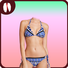 Bikini girl photo suit ikon