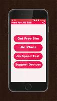 Free sim for jio poster