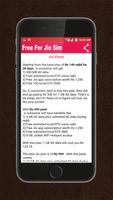 Free sim for jio تصوير الشاشة 1