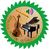 Piano Flute  & Violin Ringtone icône