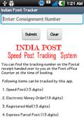 India Post Tracker الملصق