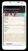 Diccionario Italiano Español capture d'écran 2