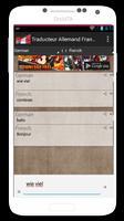 Traducteur Allemand Francais screenshot 1