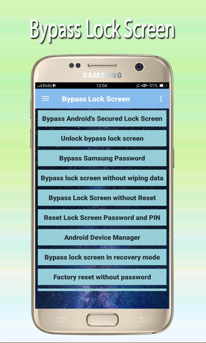 Bypass Lock Screen For Android Apk Download