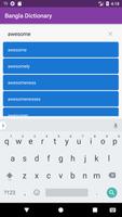 Bangla Dictionary capture d'écran 3