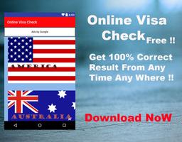 Visa Check Online Poster