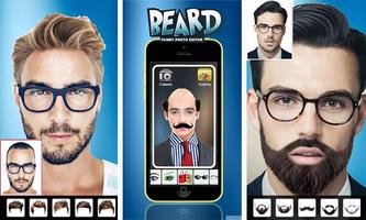 Man Face Editor App:Cool Beard,Hairstyle,Mustache Affiche