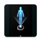 Drop 3D Hologram ikon