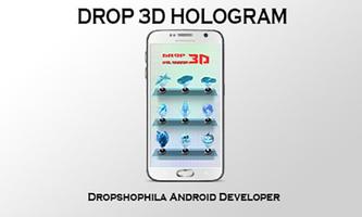 Drop 3D Hologram syot layar 3