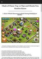 Guide for Clash of Clans captura de pantalla 1