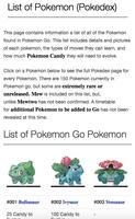 Guide For Pokemon Go PokeGuide ảnh chụp màn hình 2