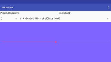 MacunDroid V2 Virtual Pitchben تصوير الشاشة 1