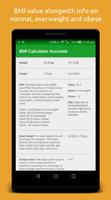 BMI Calculator Accurate скриншот 2