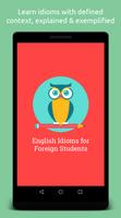 English Idioms for Foreign Stu Plakat