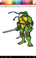 Ninja Turtles Coloring screenshot 1