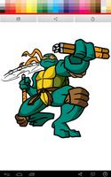 Ninja Turtles Coloring 截图 3