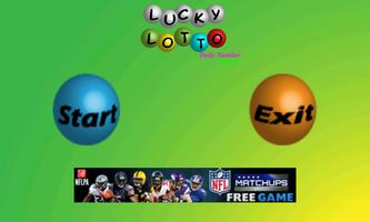Lucky Lotto Daily Number captura de pantalla 1