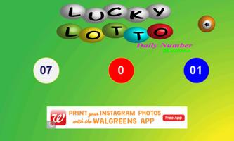 Lucky Lotto Daily Number captura de pantalla 3