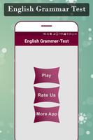 English Grammar Test Affiche