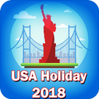 USA Holiday List 2018 ไอคอน