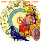 Hindi Saturn Transit Effects All Signs icône