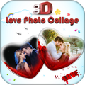 3D Valentine Love Photo Collage Maker