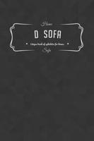 D Sofa Affiche