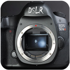 dslr camera effect photo ikon