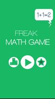 Poster Freak Math Game