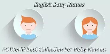 English Baby Girl & Boy Names 
