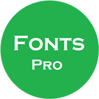 Fonts Pro icono