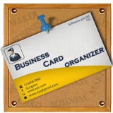 business card Organizer icône