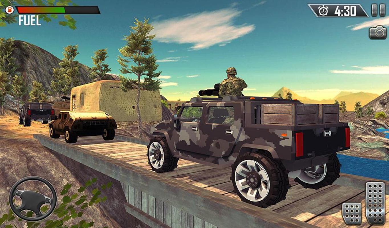 Truk Kargo Militer AS Mengemudi Off Road Sopir For Android APK