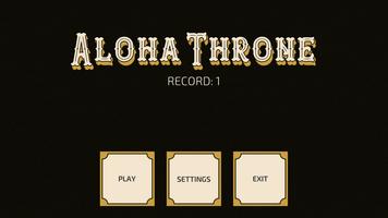 Aloha Throne Plakat