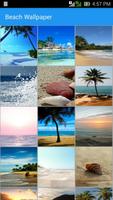 Beach wallpaper plakat