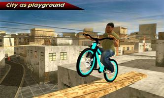 برنامه‌نما Rooftop Stunt Man Bike Rider عکس از صفحه