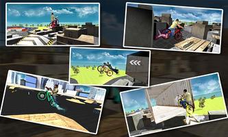 برنامه‌نما Rooftop Stunt Man Bike Rider عکس از صفحه