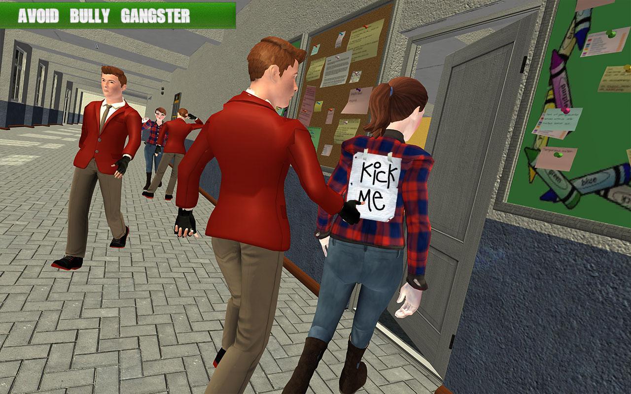 High School Gangster Bully Fights Karate Girl Game For Android Apk Download - roblox fighting bully story