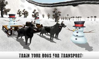 Neige Traîneau à chiens 3D capture d'écran 1