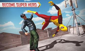 Flying Spider Web Hero Battle City Russian Mafia poster