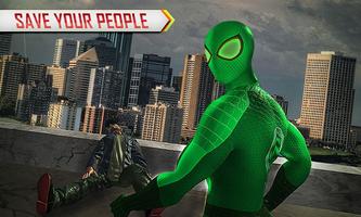 Flying Spider Web Hero Battle City Russian Mafia screenshot 2