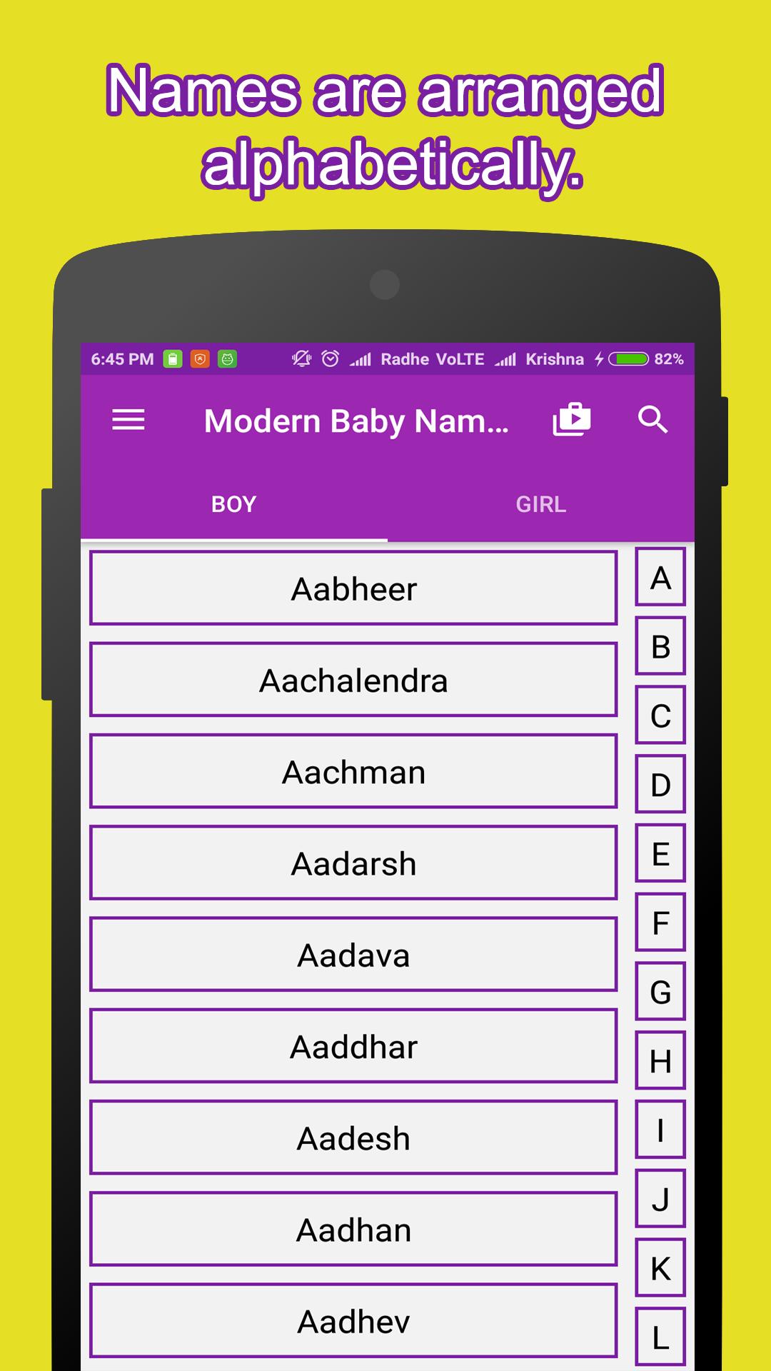 Modern Indian Baby Names Boys Girls For Android Apk Download