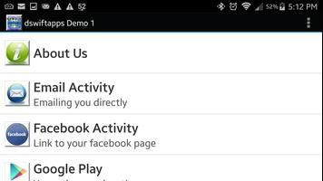 dswiftapps Demo1 اسکرین شاٹ 3